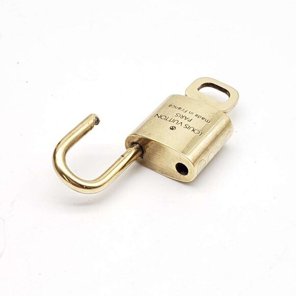 100% Authentic Louis Vuitton Gold Brash 1 Lock and 1 Key - Picture 9 of 10
